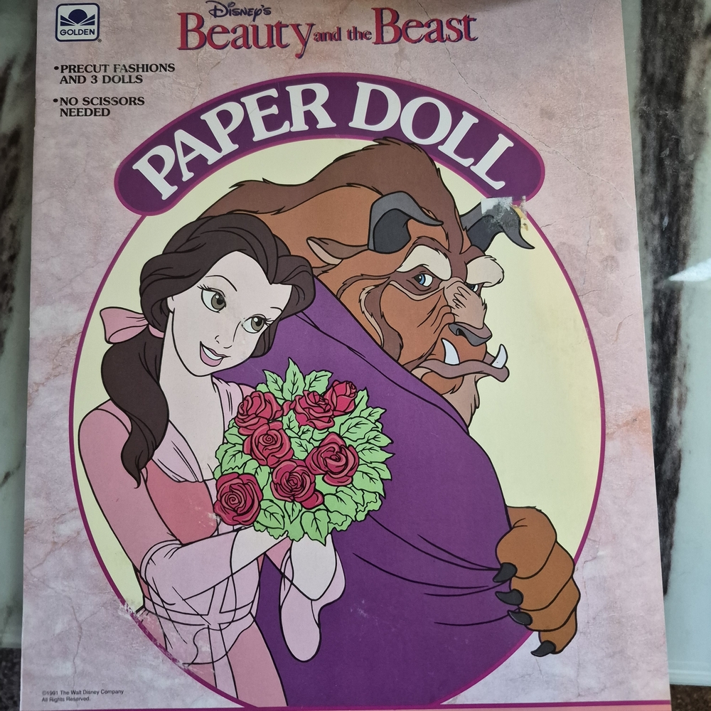 Disney Beauty and the Beast Paper Doll Set #1675